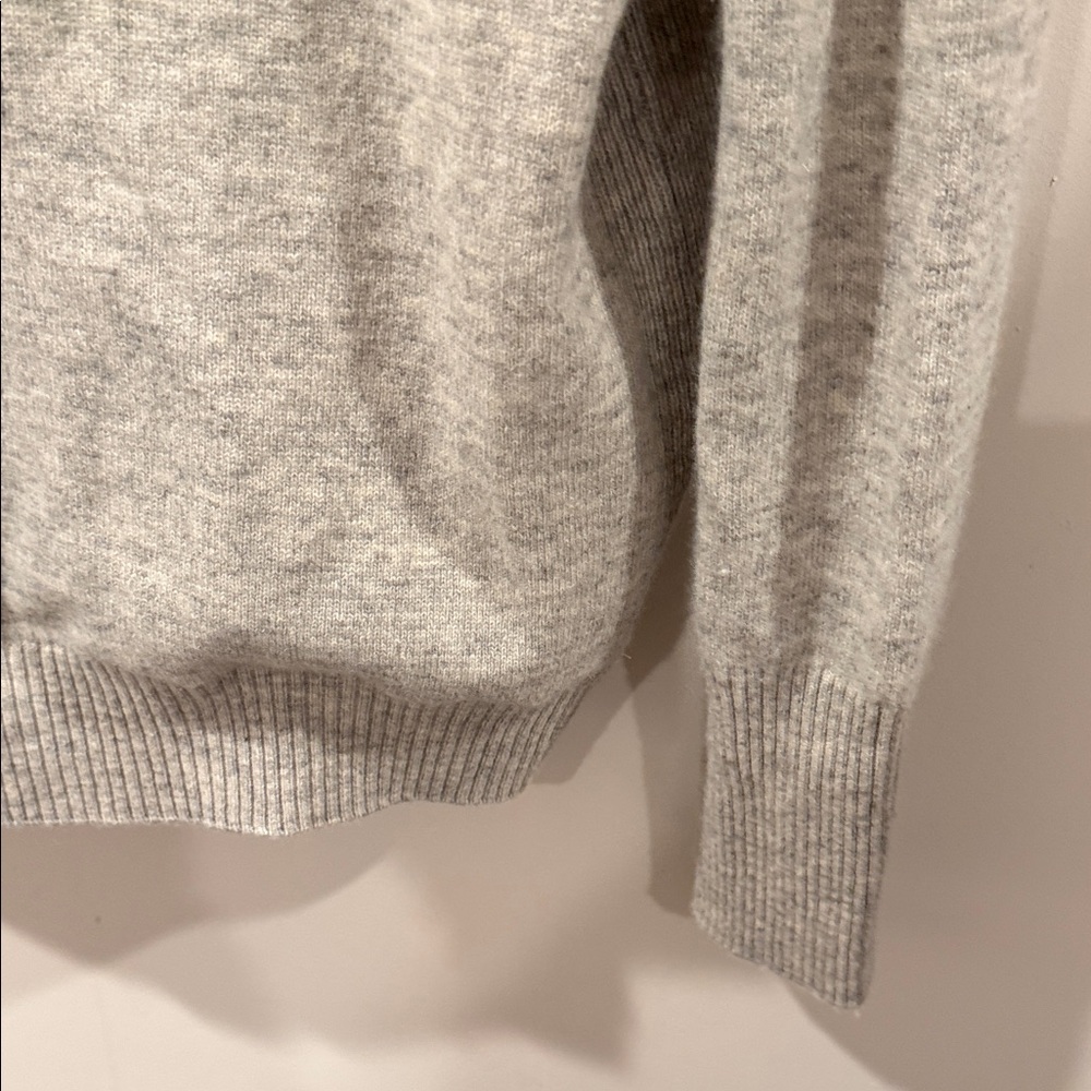 Brochu Walker Light Gray V-Neck Sweater - Picture 8 of 13
